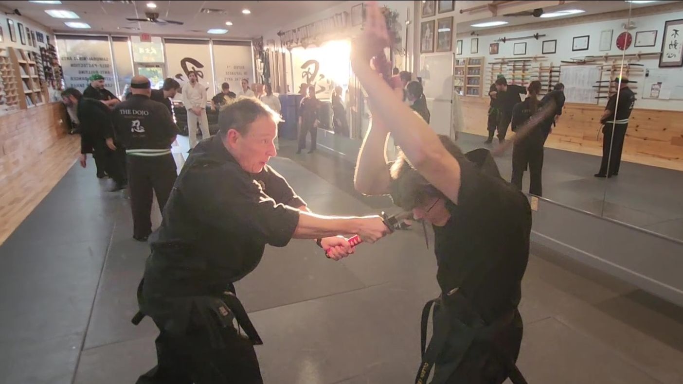 Todd Ryotoshi Norcross with Soke Masaaki Hatsumi
