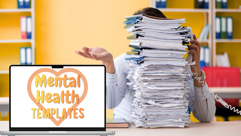 Product image for Mental Health Templates