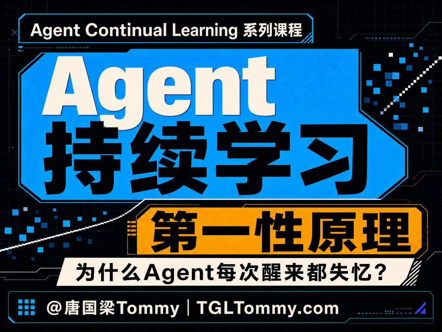 AI大模型课程，唐国梁Tommy课程，DeepSeek，AI技术教程，强化学习，Agent RL，agent continual learning