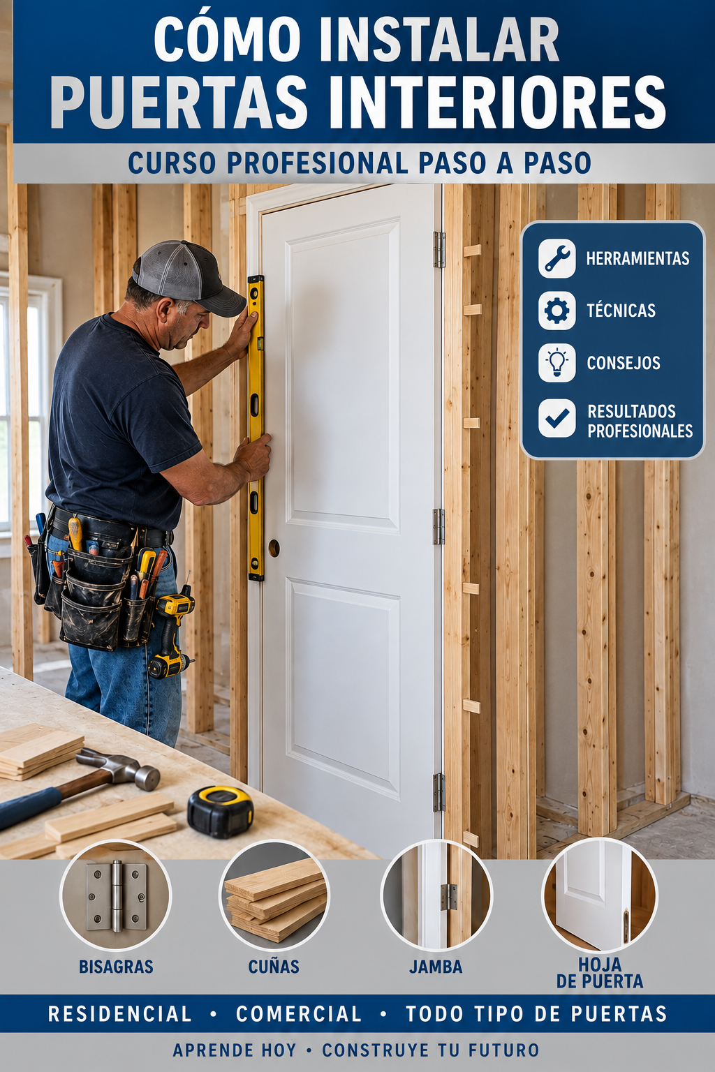 Product image for Puertas: Residenciales, Comerciales, Incluyendo Herrajes
