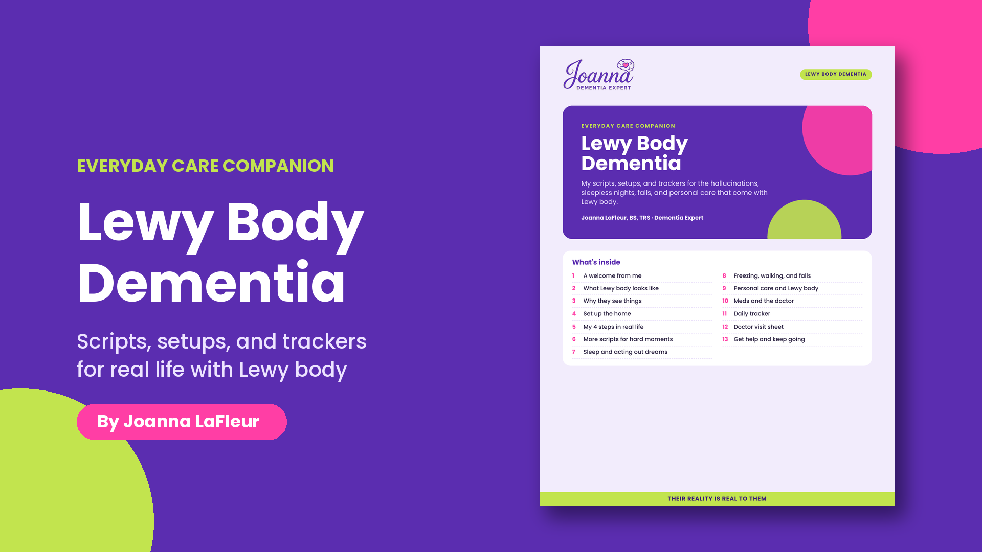 Product image for Lewy Body Dementia Everyday Care Companion