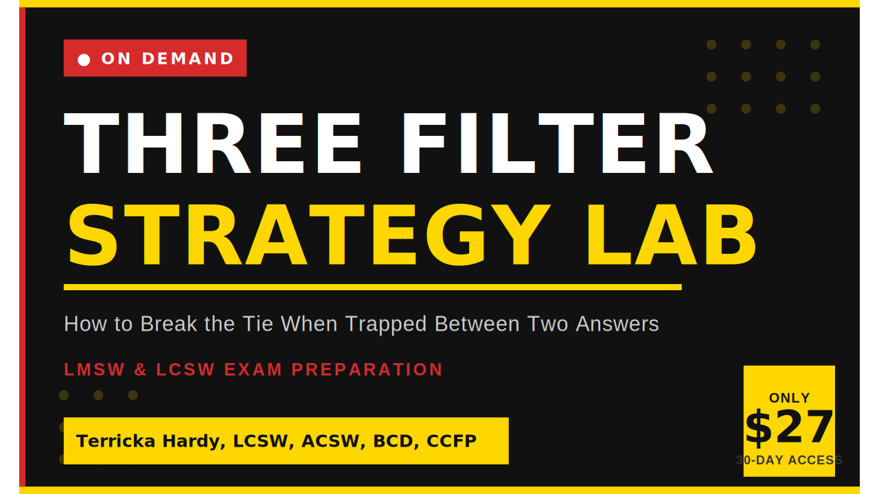 Product image for On Demand Strategy Lab- The 3 Filter Strategy