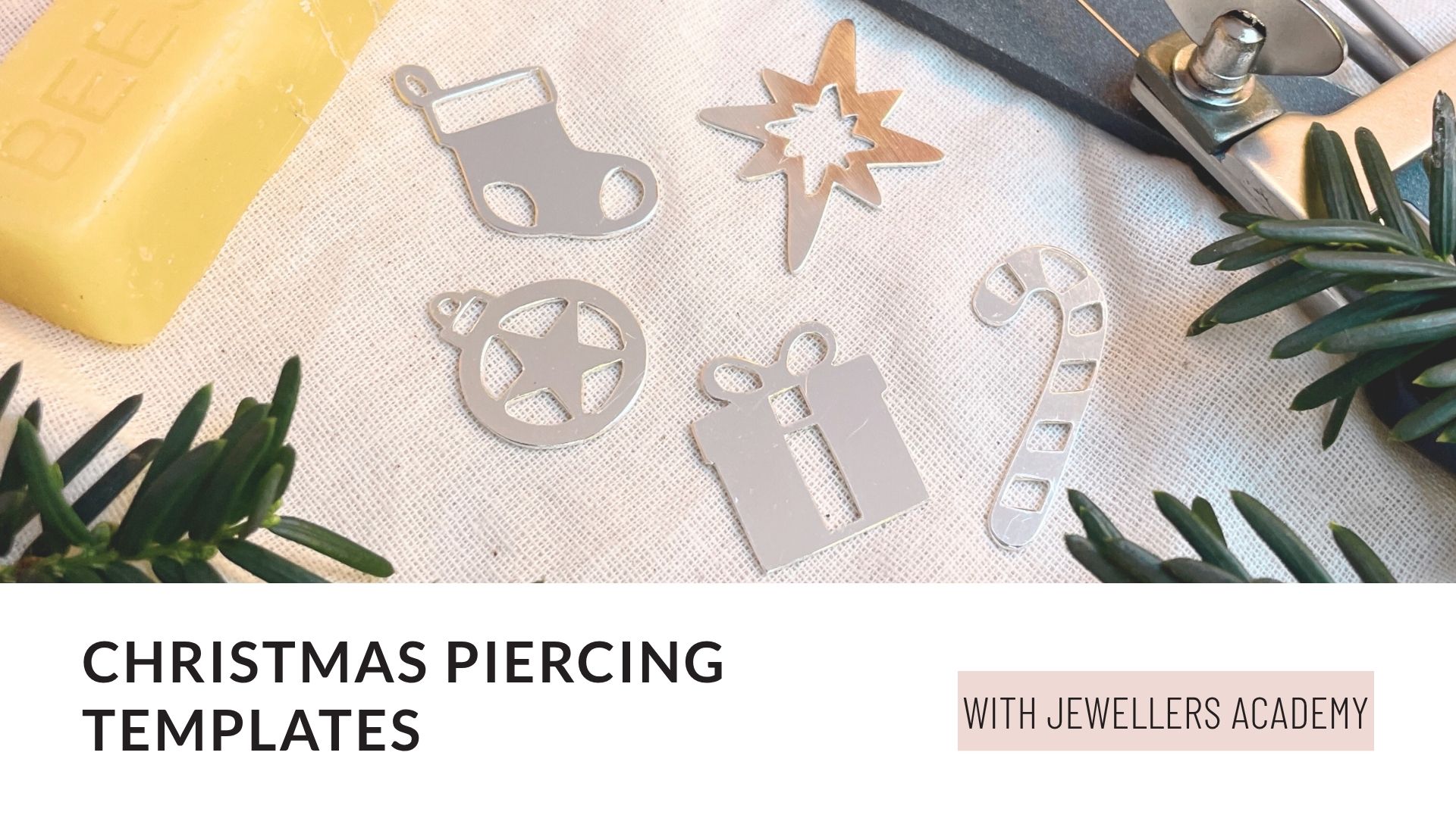 Product image for Jewellery Sawing Templates - Christmas Piercing