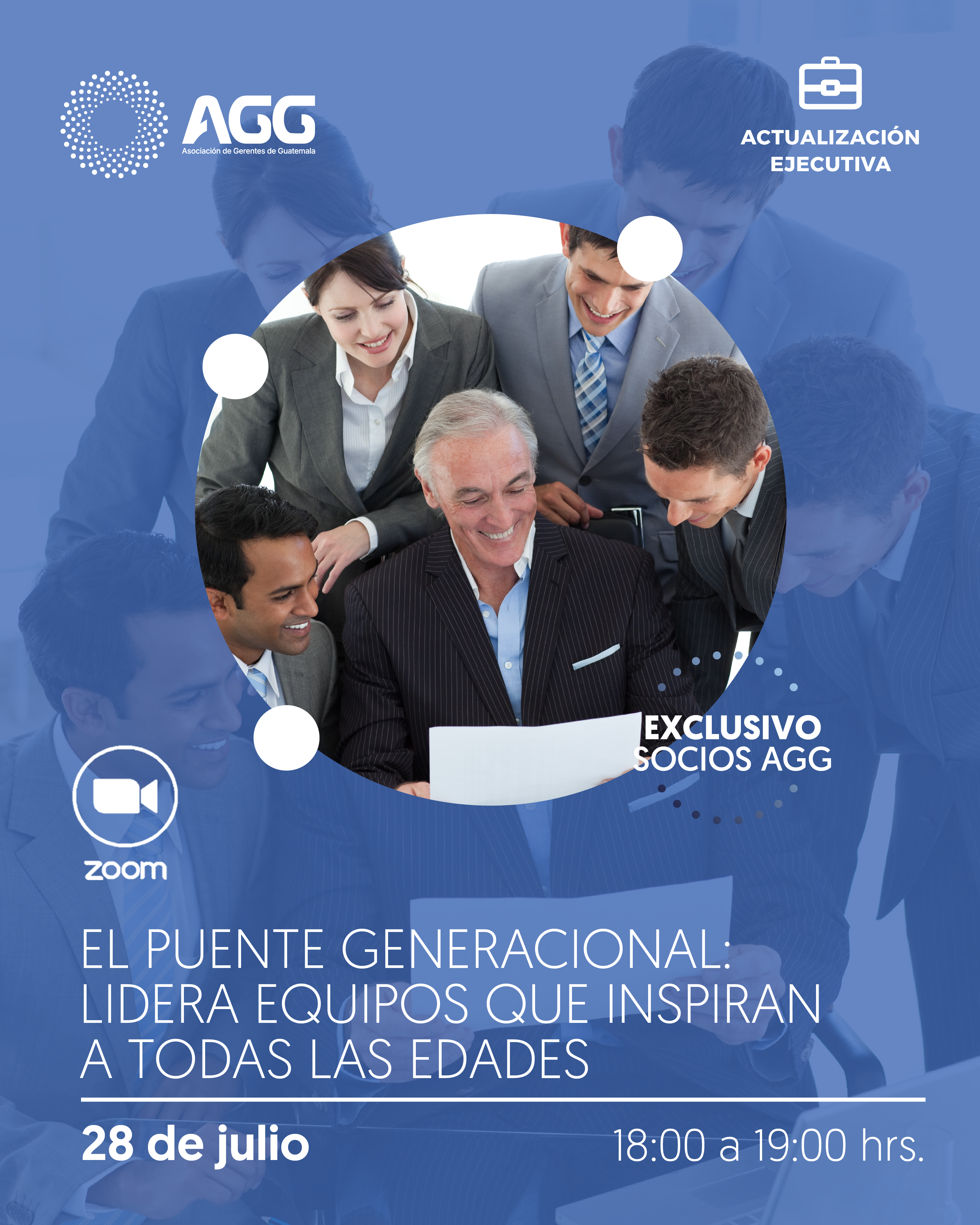 Product image for  Actualización Ejecutiva // El puente generacional: Lidera equipos que inspiran a todas las edades 