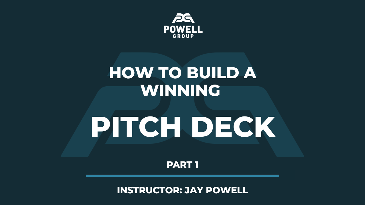 Product image for How to Build a Winning Pitch Deck - Part 1
