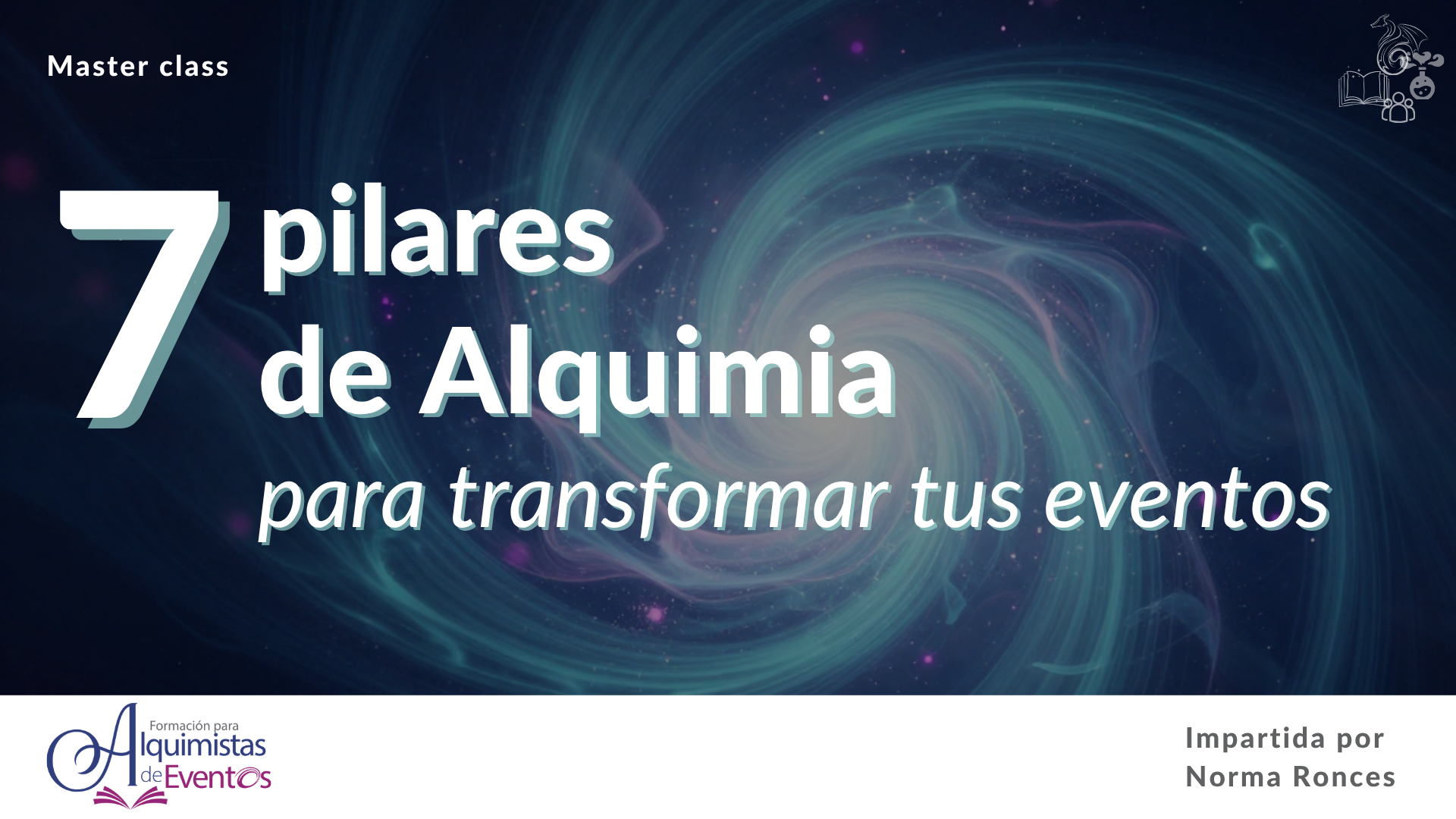 Imagen de producto para Master class 7 pilares de la Alquimia de Eventos
