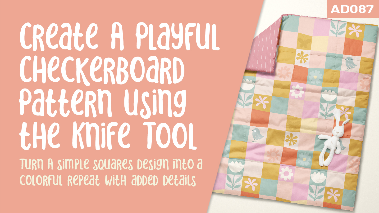 Product image for Affinity Designer 087 - Quick Checkers using the Knife Tool in Affinity Designer