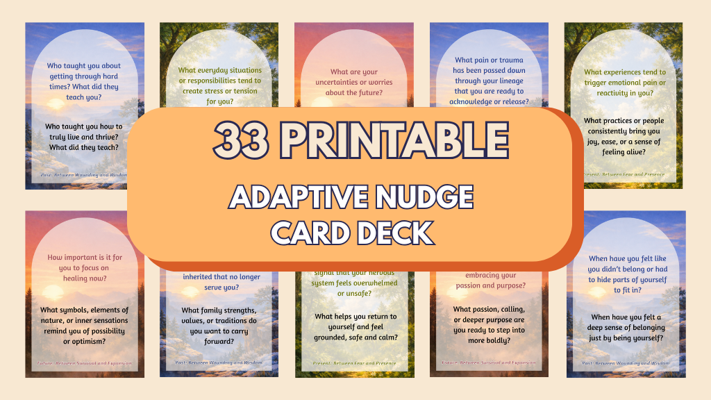 Product image for Adaptive Nudge Card Deck