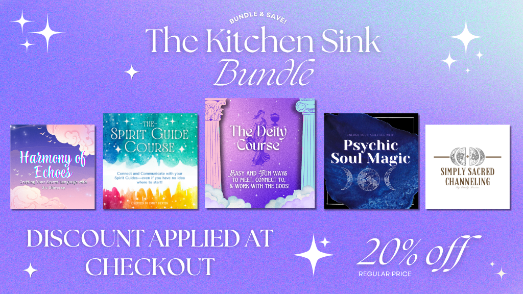 Product image for The Kitchen Sink Bundle 🧙 (Use coupon BUNDLEANDSAVE for 20% off all 5 of my courses!)