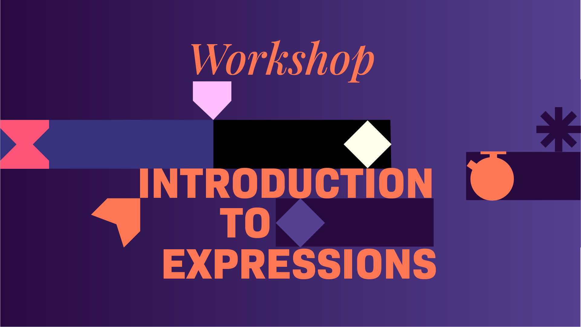 Product image for Workshop: Introduction to Expressions in After Effects