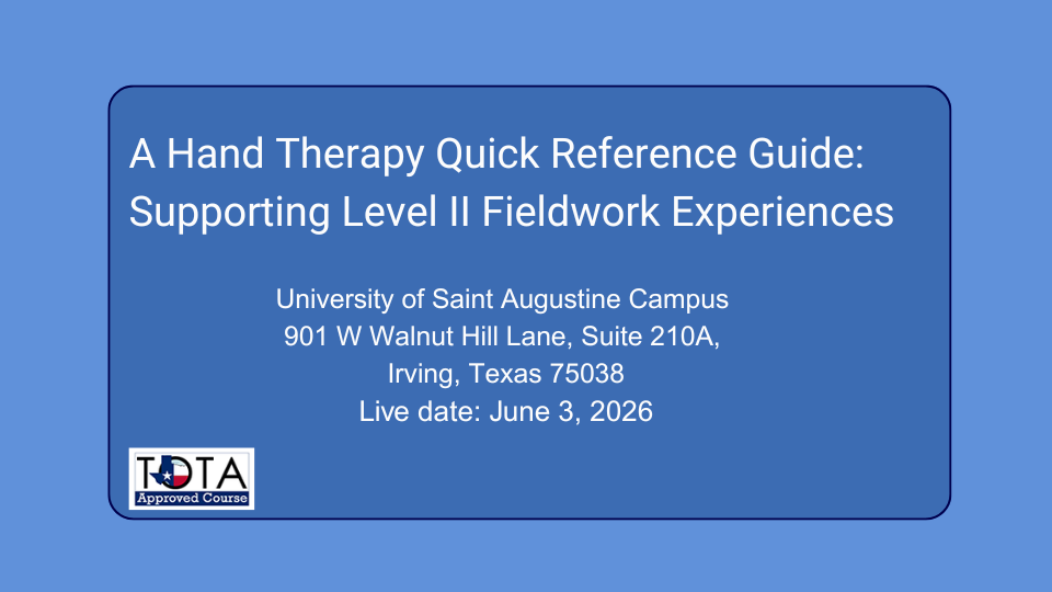 Product image for A Hand Therapy Quick Reference Guide: Supporting Level II Fieldwork Experiences