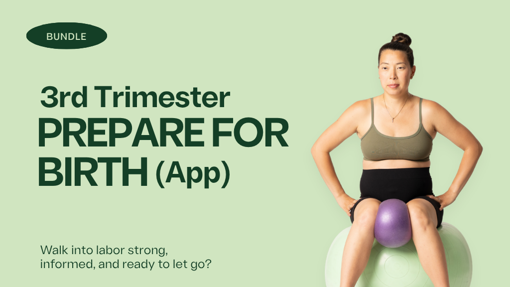 Product image for 3rd Trimester Prepare for Birth Bundle (App)