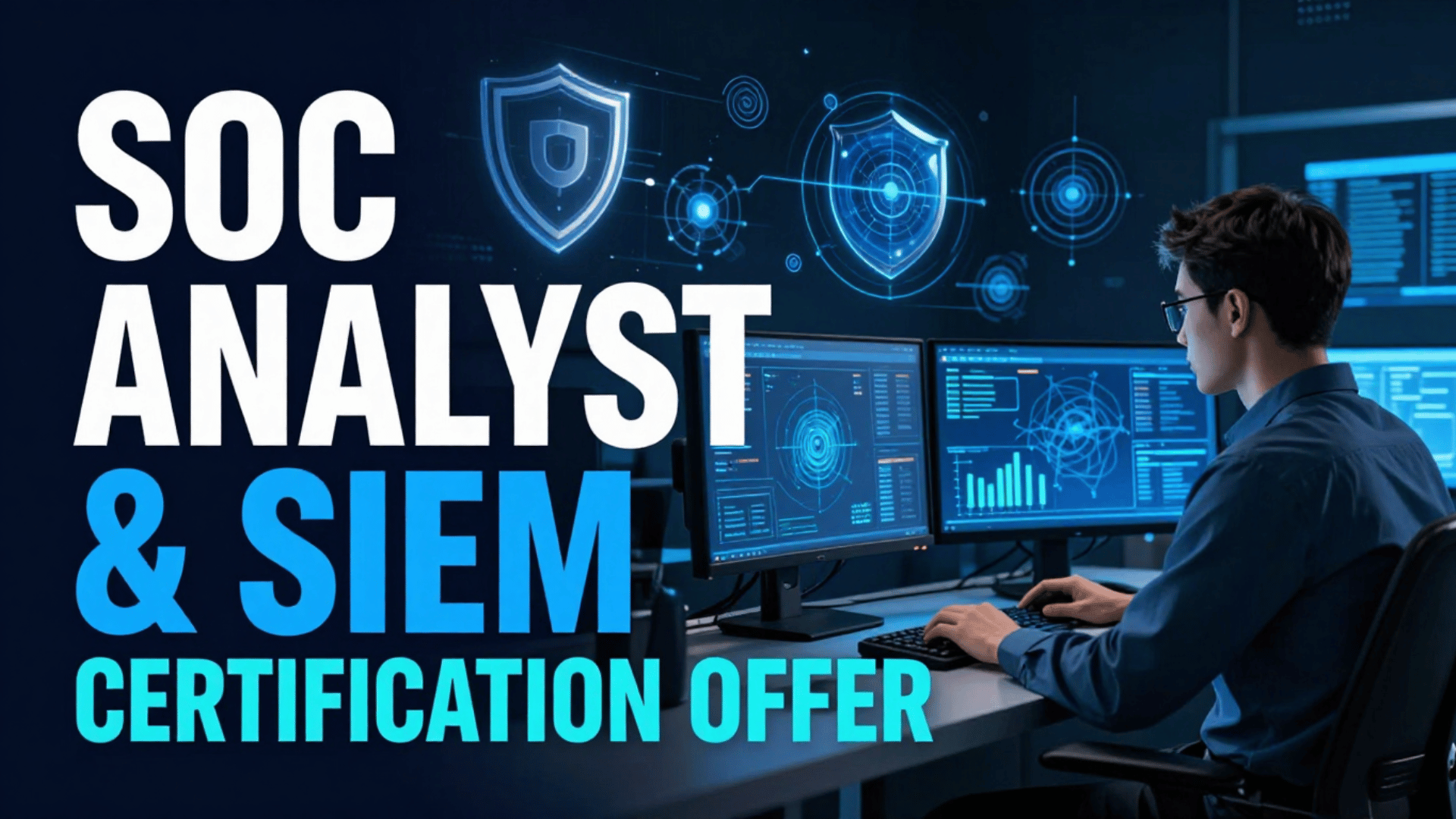 Product image for Master in SOC Analyst & SIEM Certification Offer