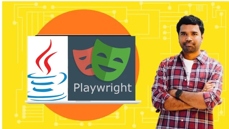 Product image for Playwright JAVA Automation Testing -From Basics to Framework