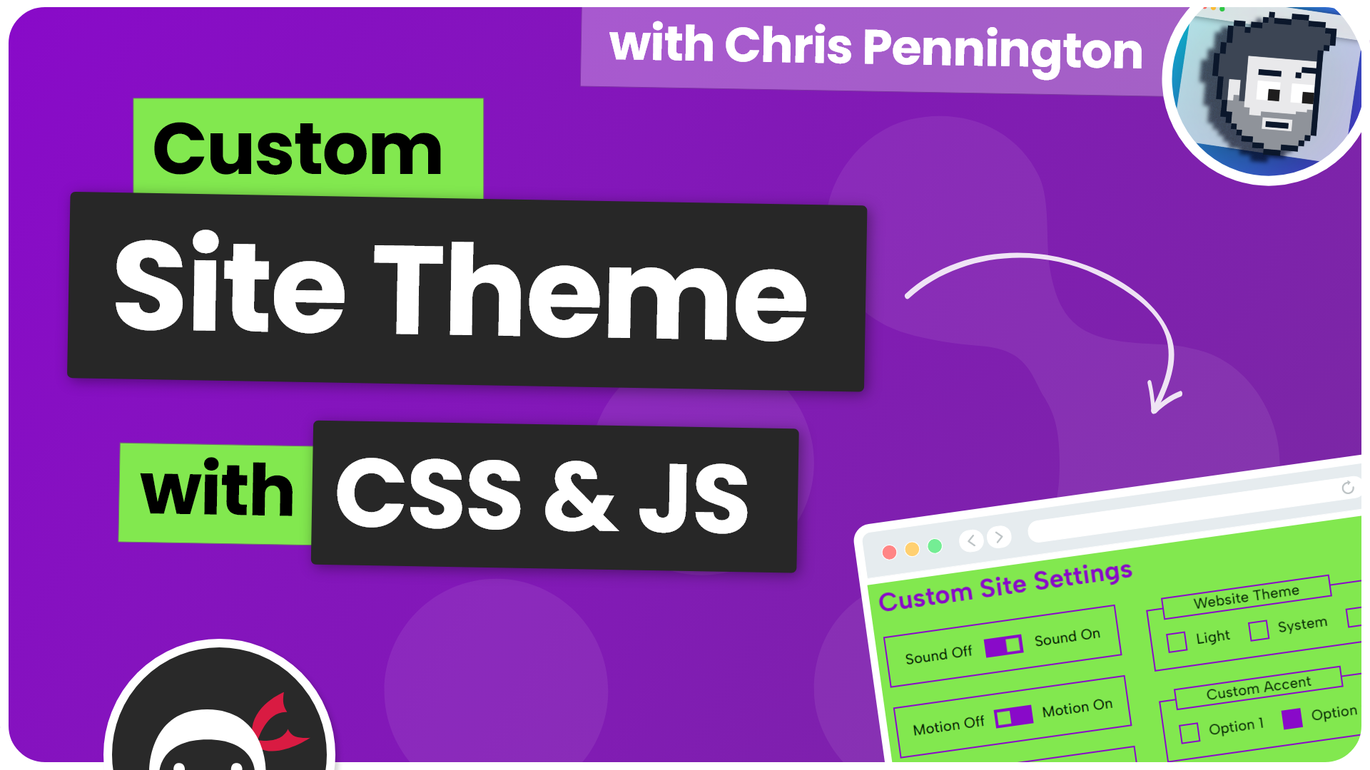 Product image for Custom Site Theme Tutorial
