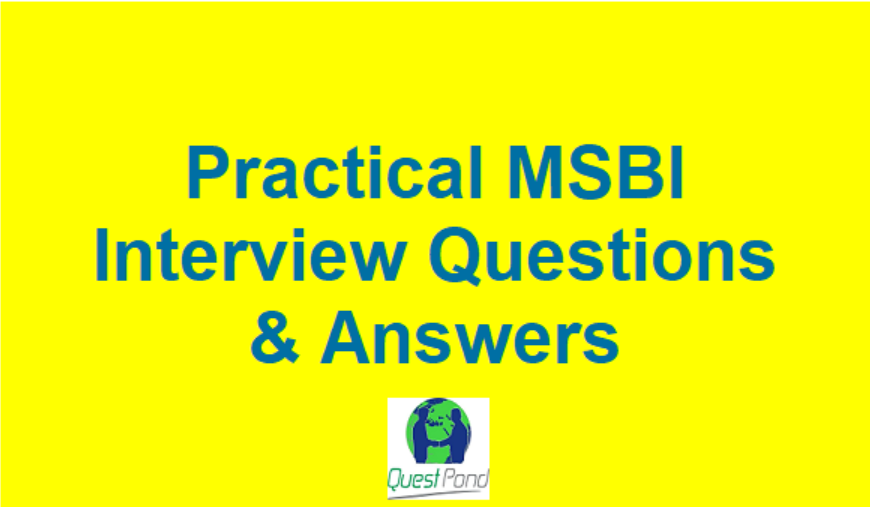 Product image for MSBI Interview Questions with Answers