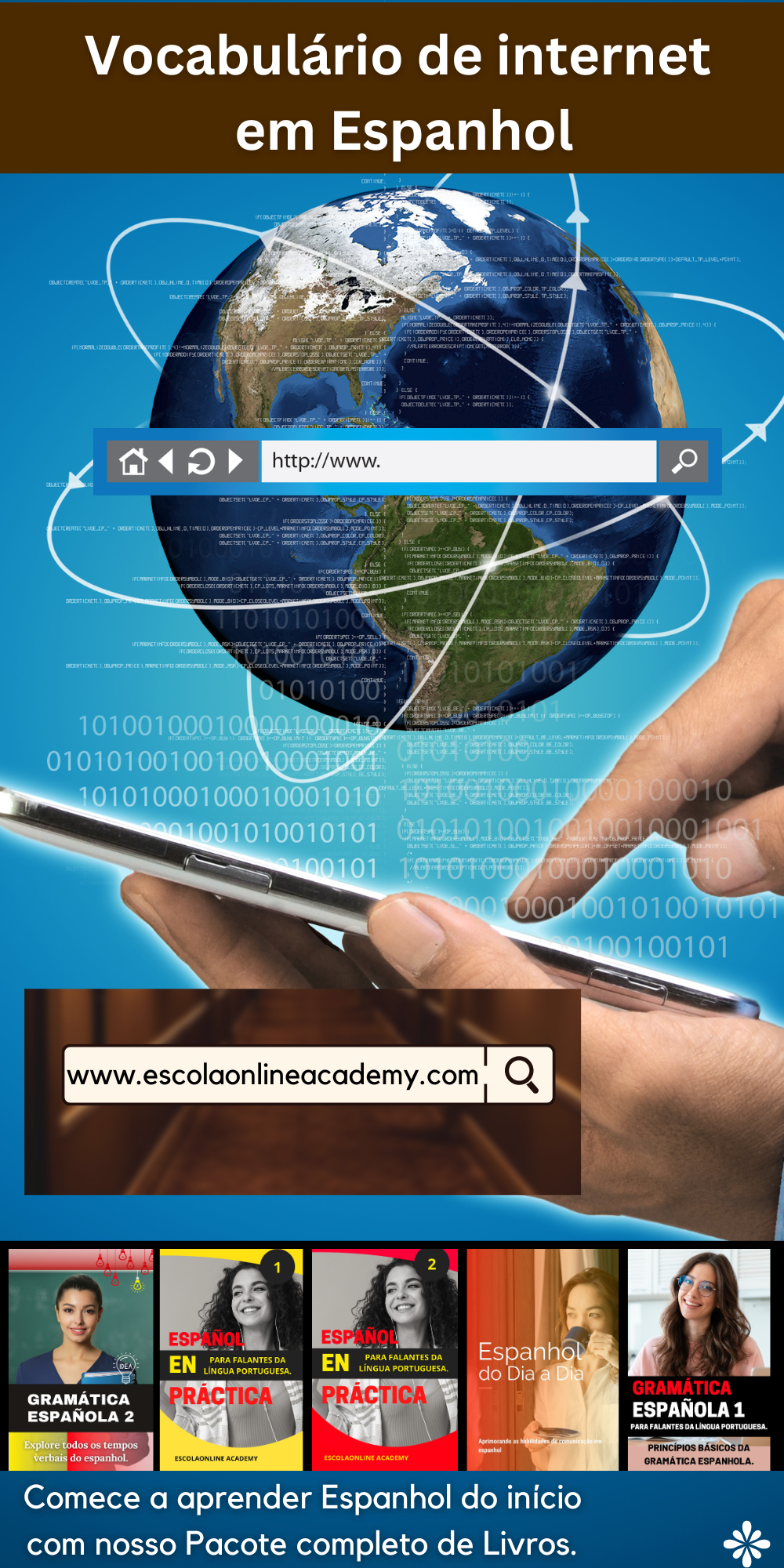 Vocabulário de internet | Escolaonlineacademy
