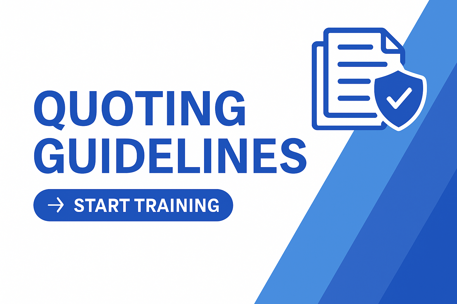 Product image for Quoting Guidelines