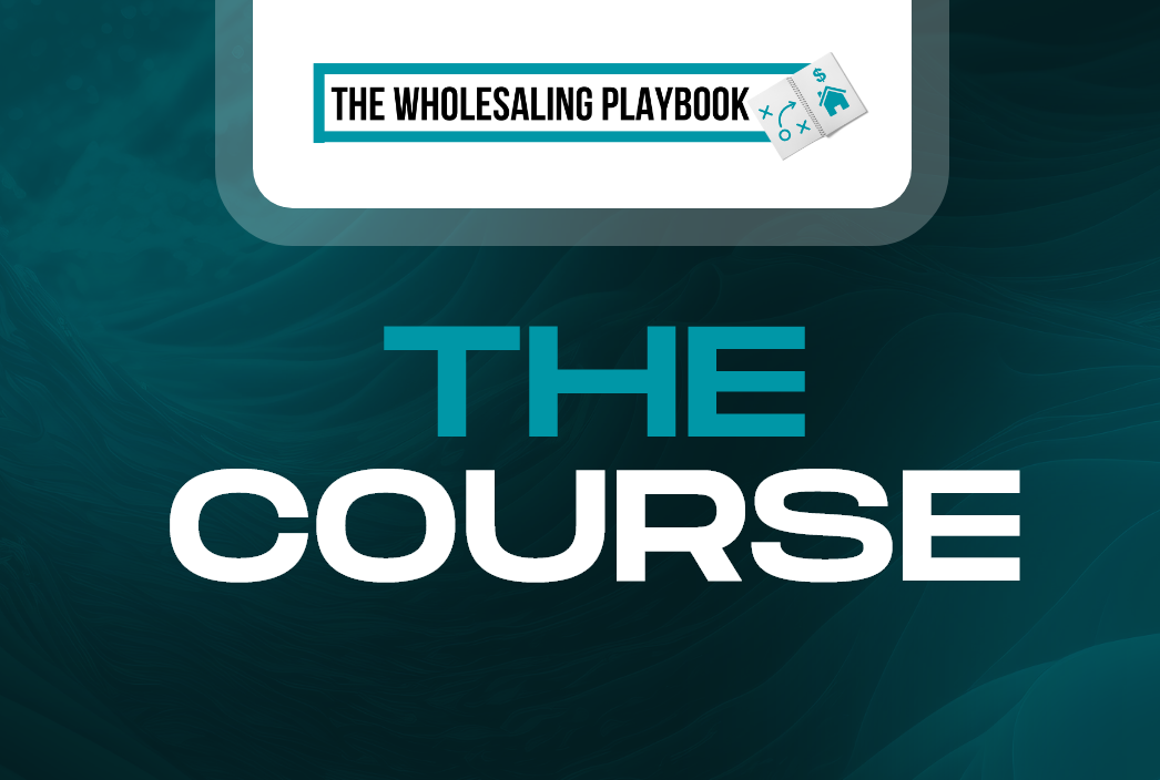 Product image for The Wholesaling Playbook Course