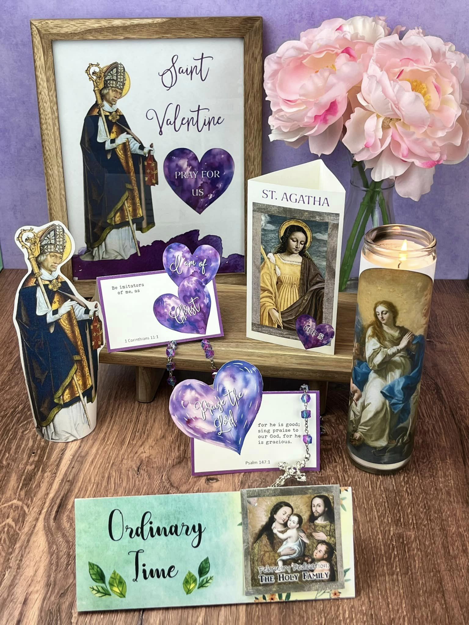 Home Altar Printables Example