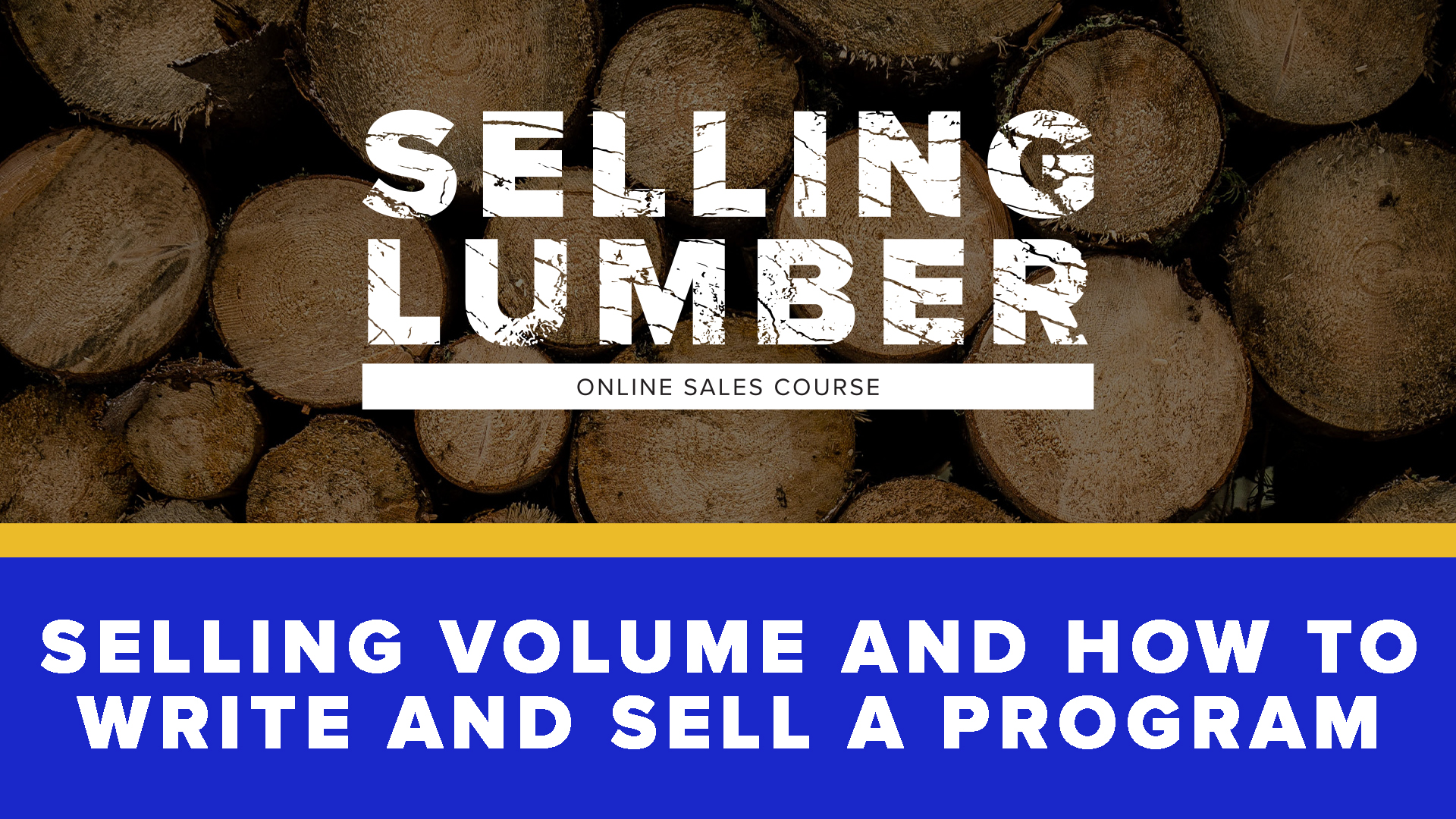 Product image for Selling Volume and How to Write and Sell a Program