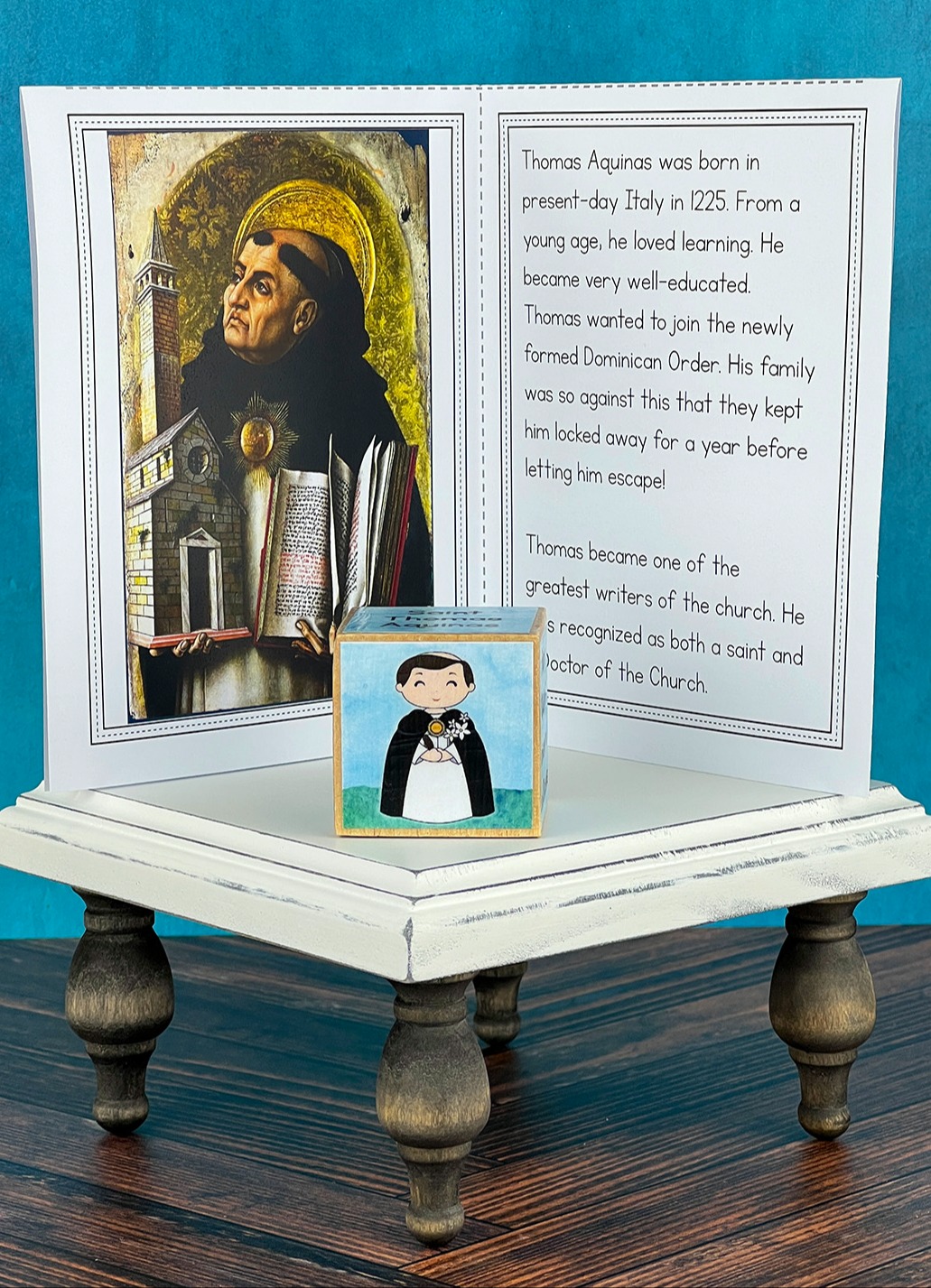 Saint Thomas Aquinas Saint Block Craft