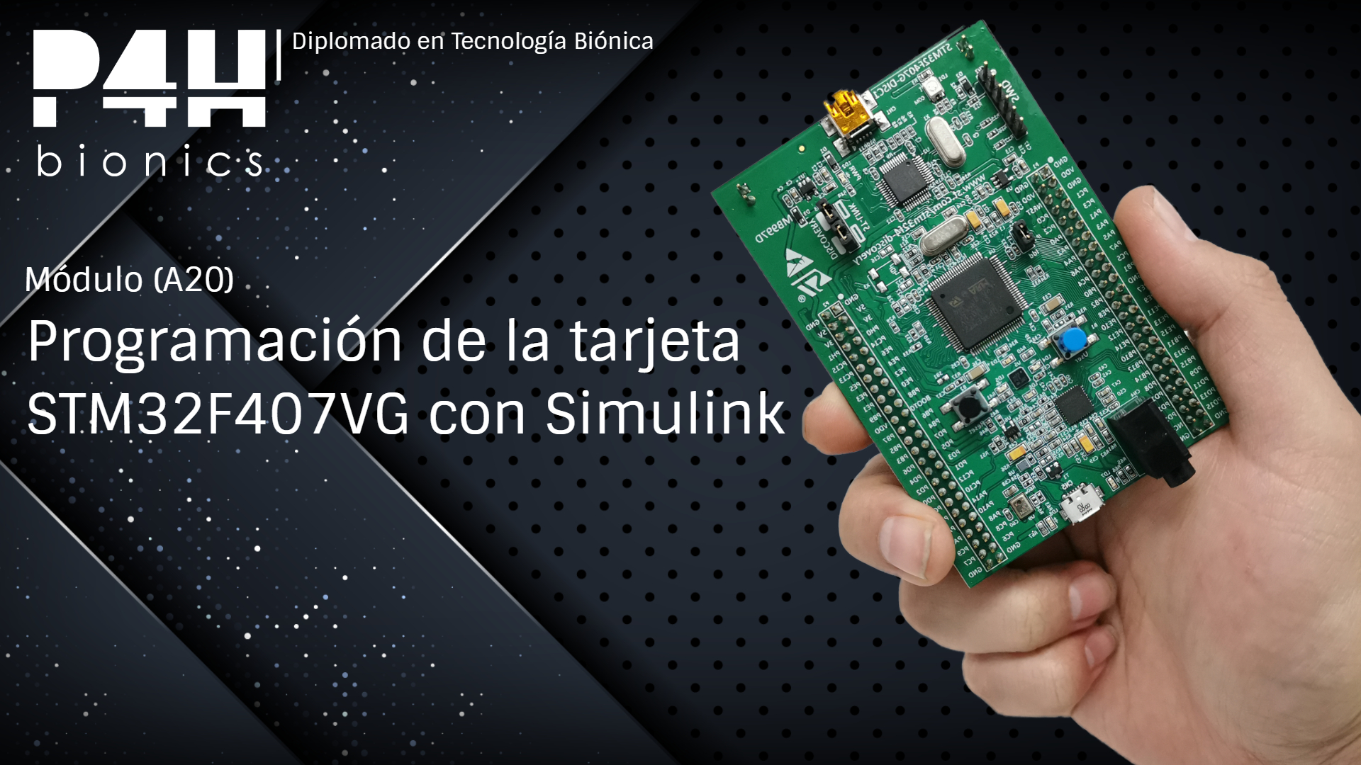 Imagen de producto para (Fase 8.2) Programación de la tarjeta STM32F407VG con Simulink