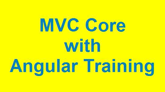 Product image for MVC Core with Angular Training Recordings