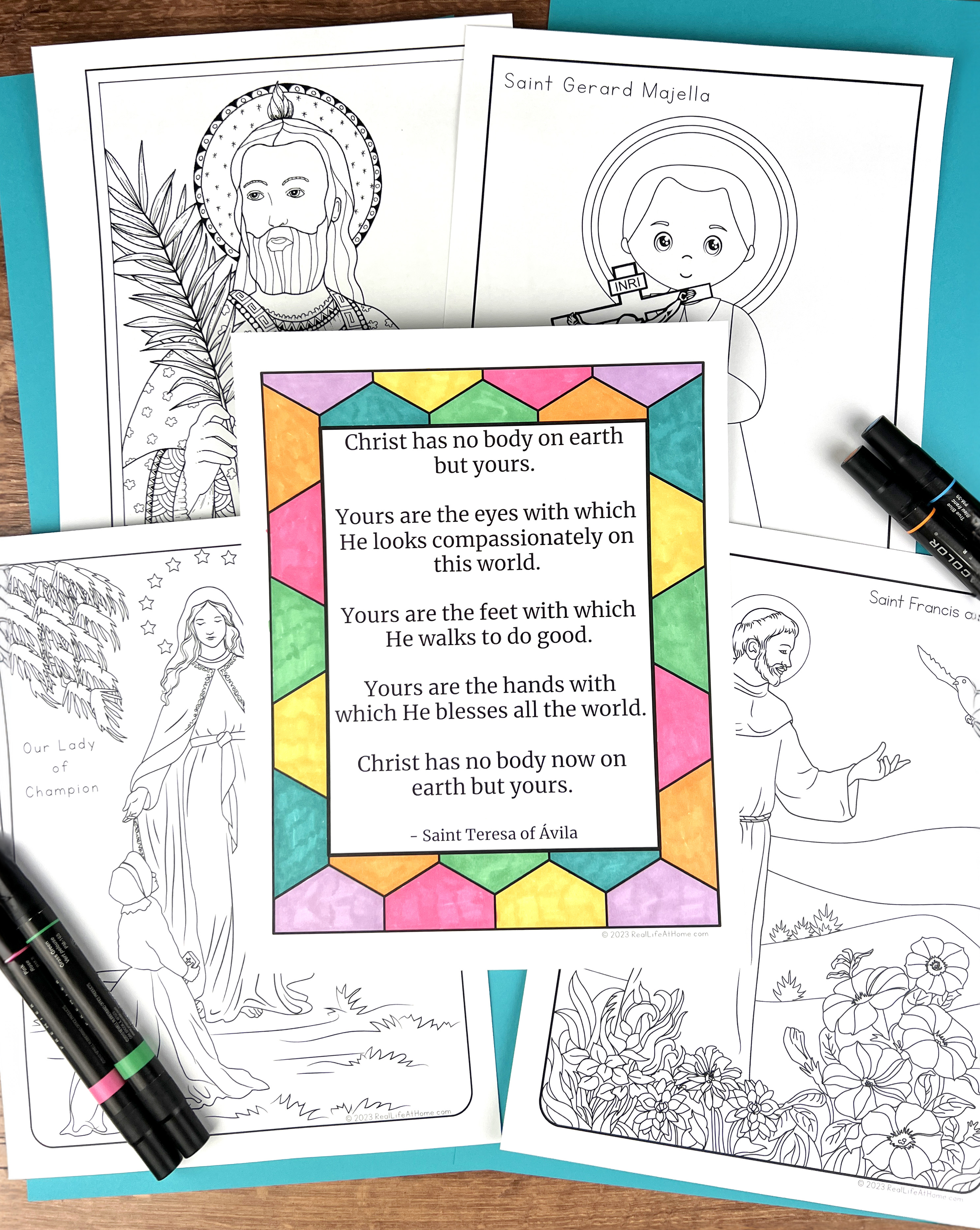 Catholic Icing Monthly Pack Kids Printables