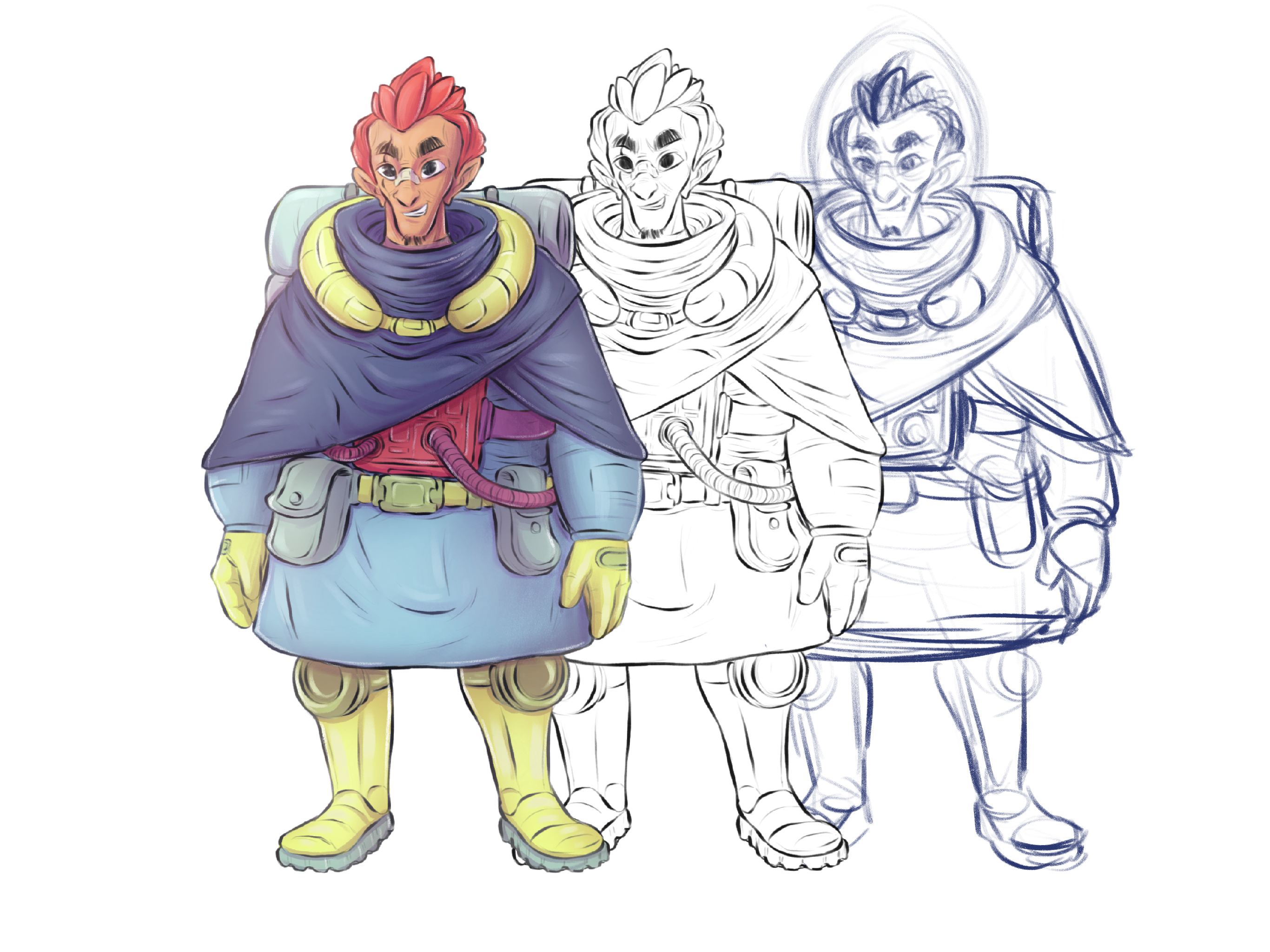 The Character Design Process - Part 2 | Kesh Art