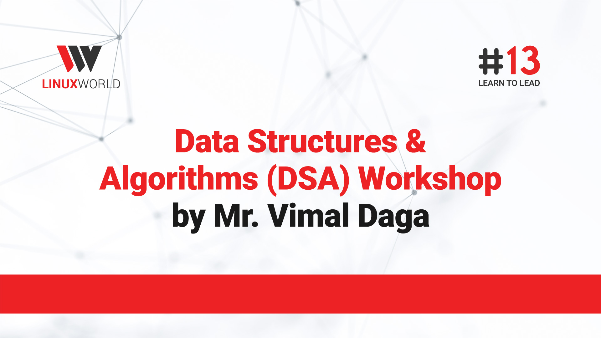 Biggest DSA Masterclass By Mr. Vimal Daga on 22nd Sept.