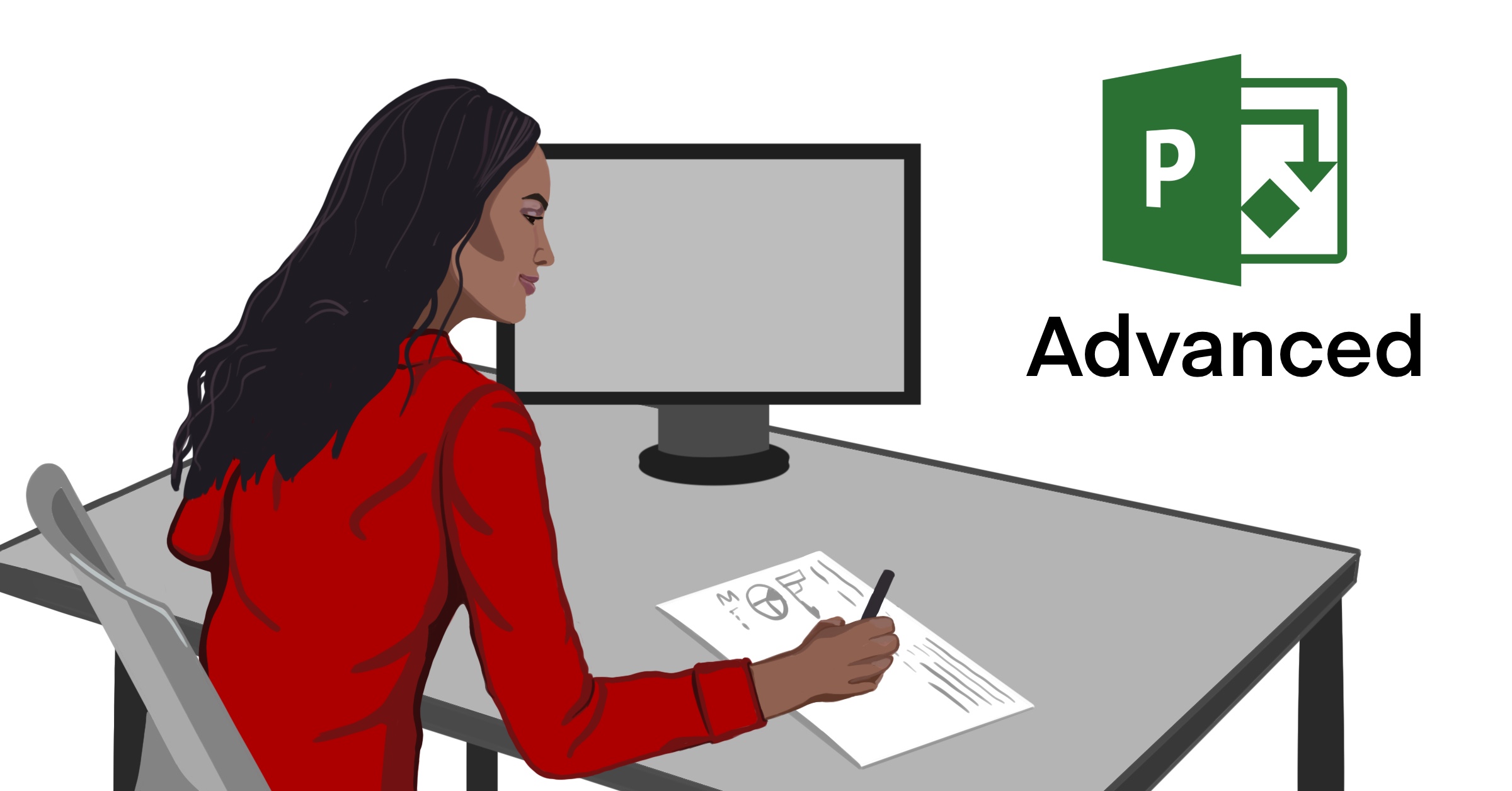 Product image for Microsoft Project® Training Advanced- 8 Hours Online MS Project Advanced Course