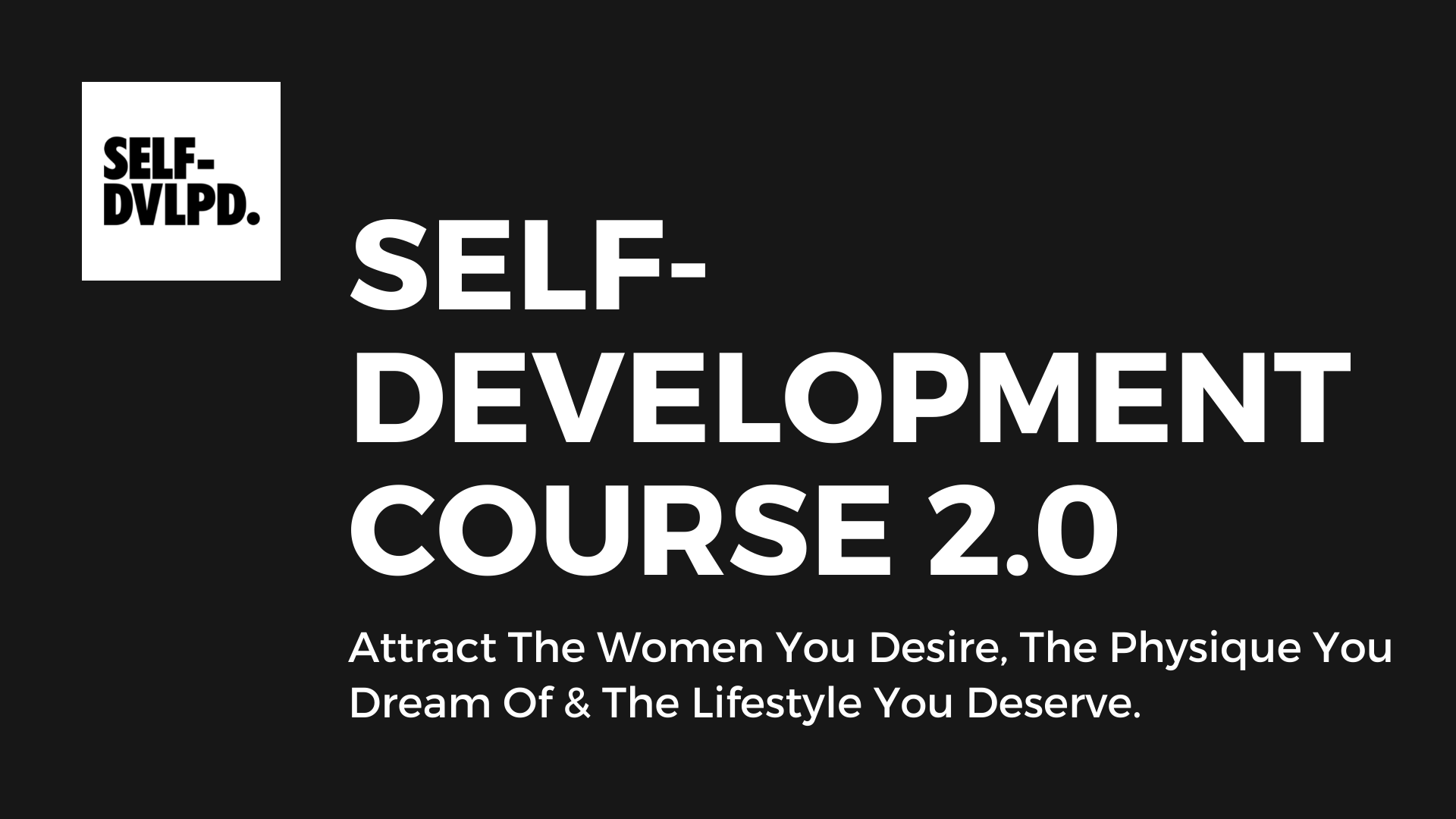 Product image for Self-Development Course 2.0