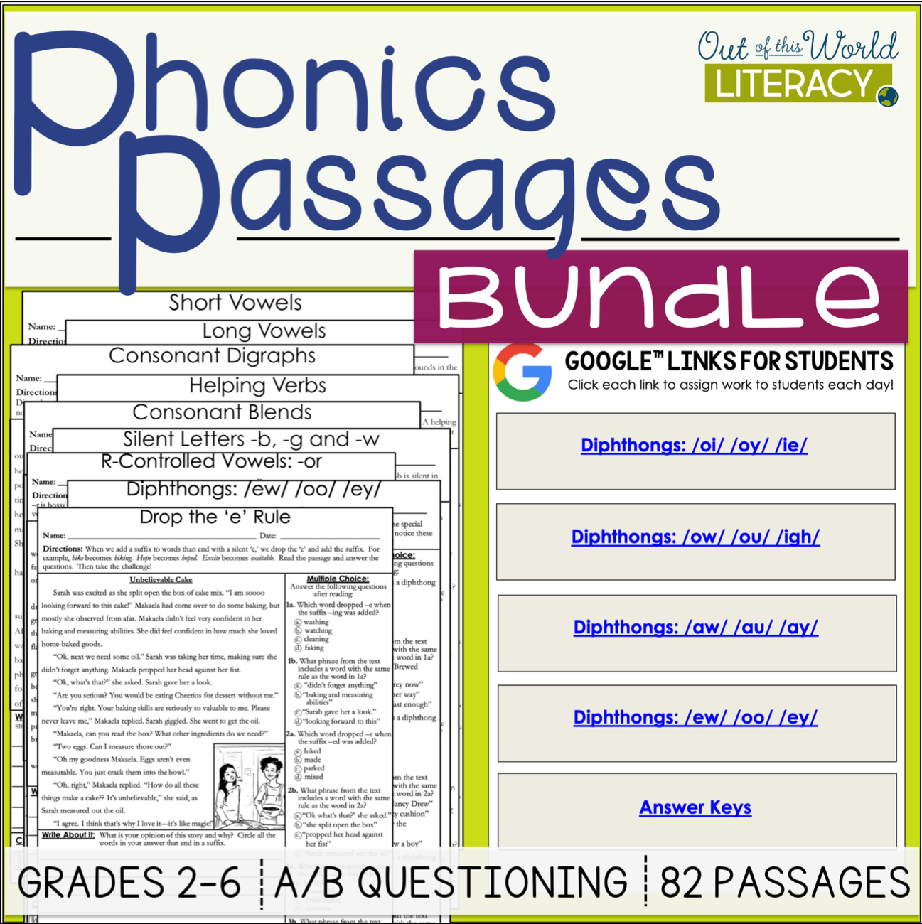 Product image for Phonics Passages Bundle