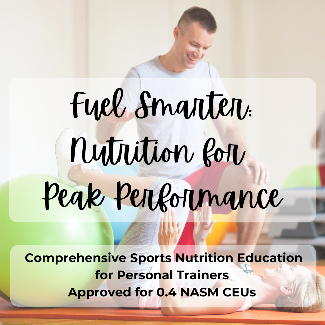 Product image for Fuel Smarter: Nutrition for Peak Performance