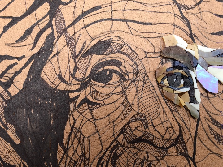 Product image for Portraiture in Stained Glass Mosaic with Carol Shelkin