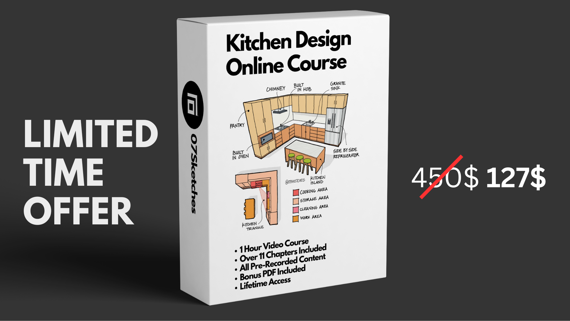 Kitchen Design and Planning Full Course | 07Sketches