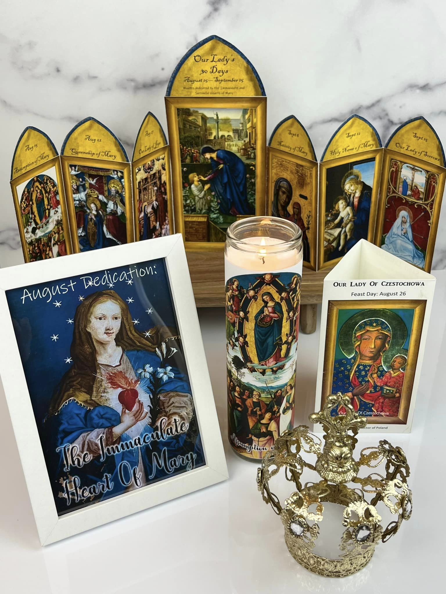 Home Altar Printables Example