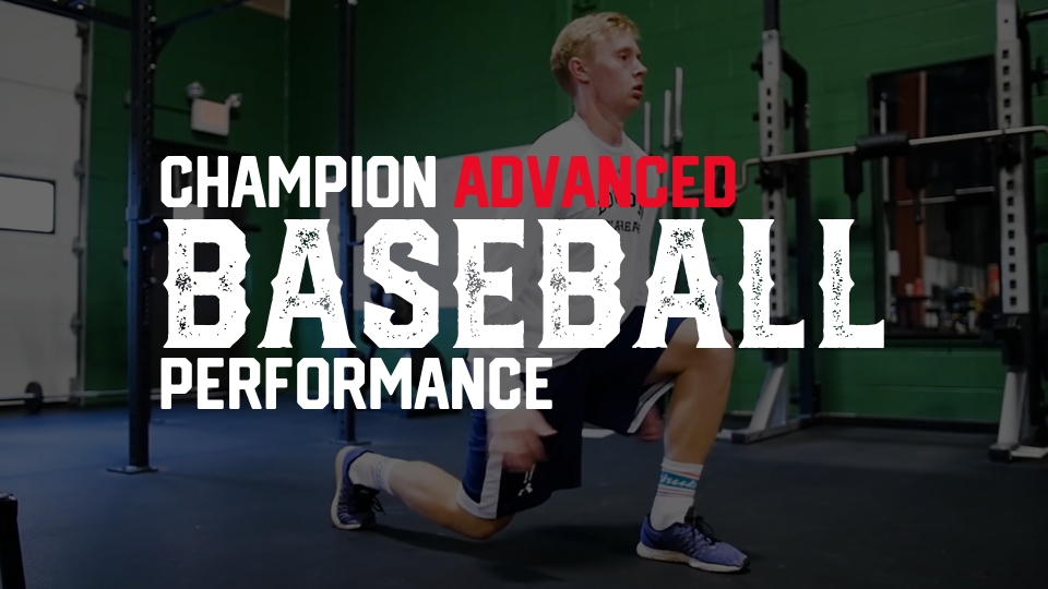 Champion Advanced Baseball Performance Training | Champion PT and