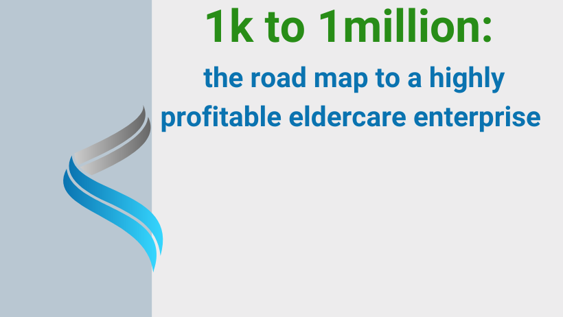 Product image for 1K to 1Million: Work At Your Pace & Turn 1k to a Million Dollars A Year Eldercare Company