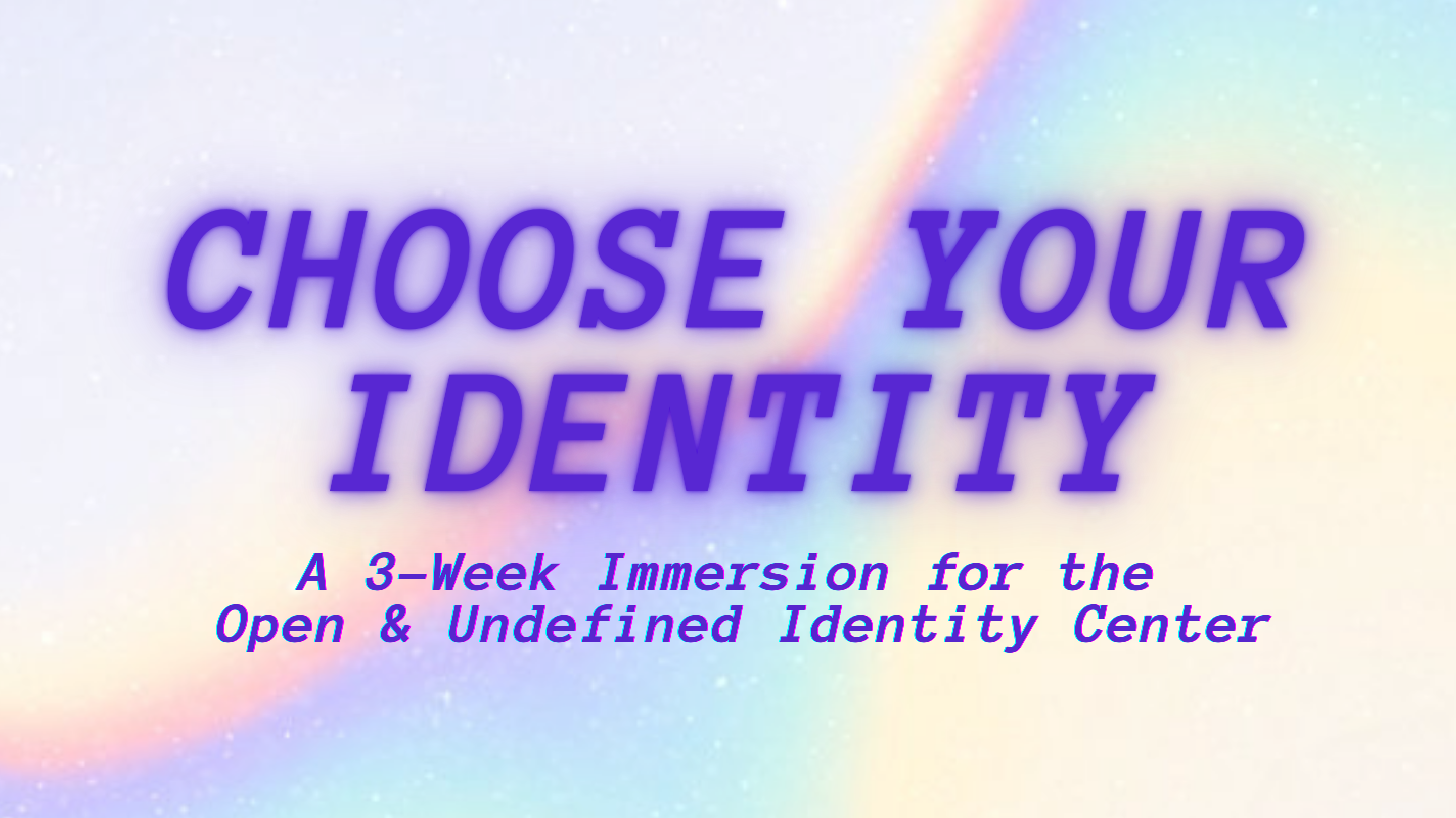 Product image for CHOOSE YOUR IDENTITY