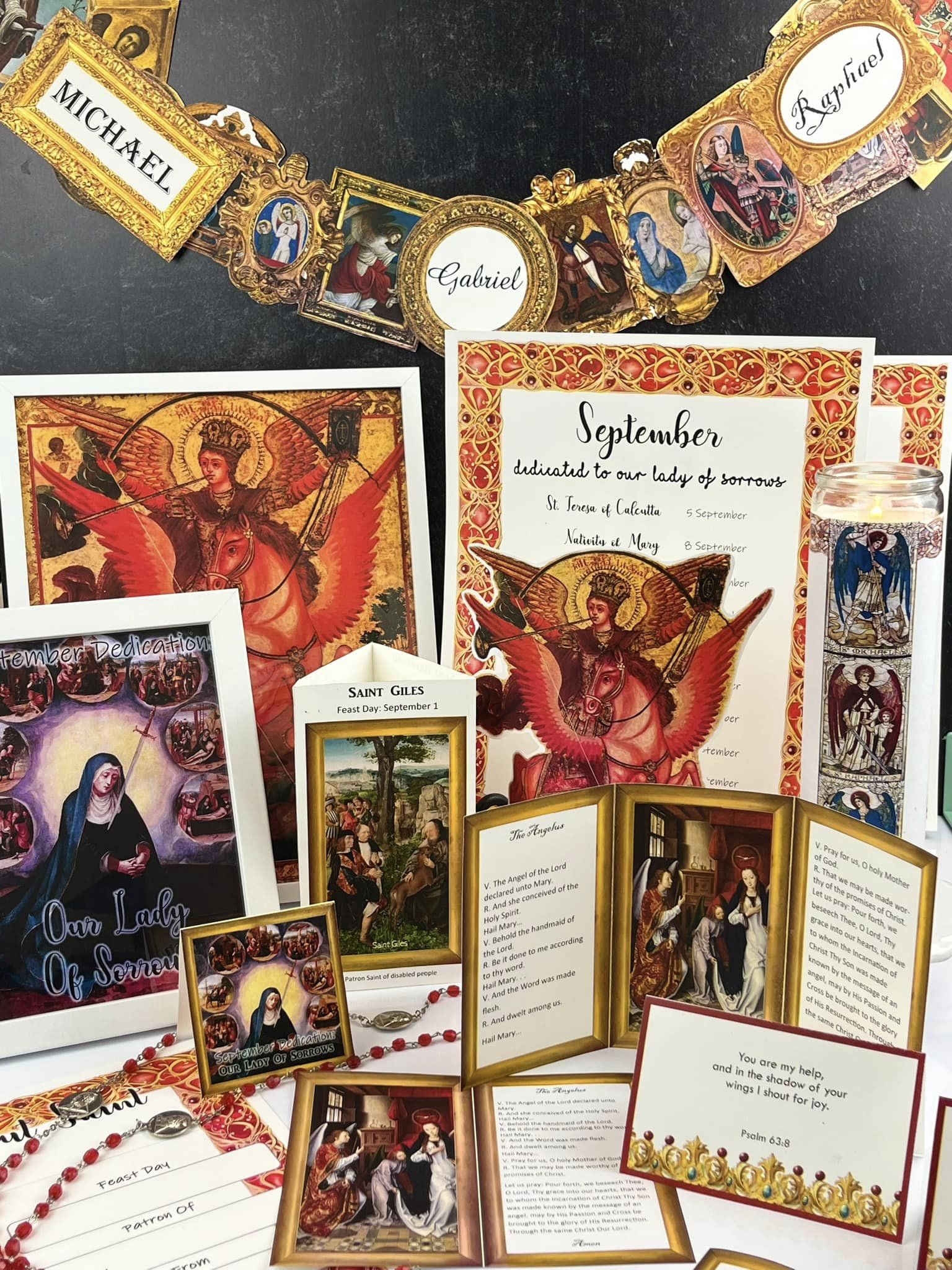 September Home Altar Printables