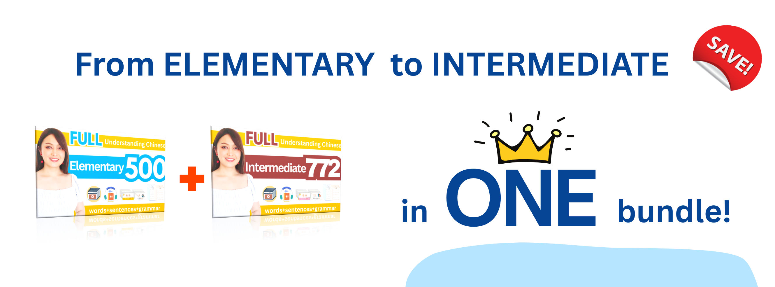 Chinese Course Bundle(2 courses): From Elementary to Intermediate | Yi