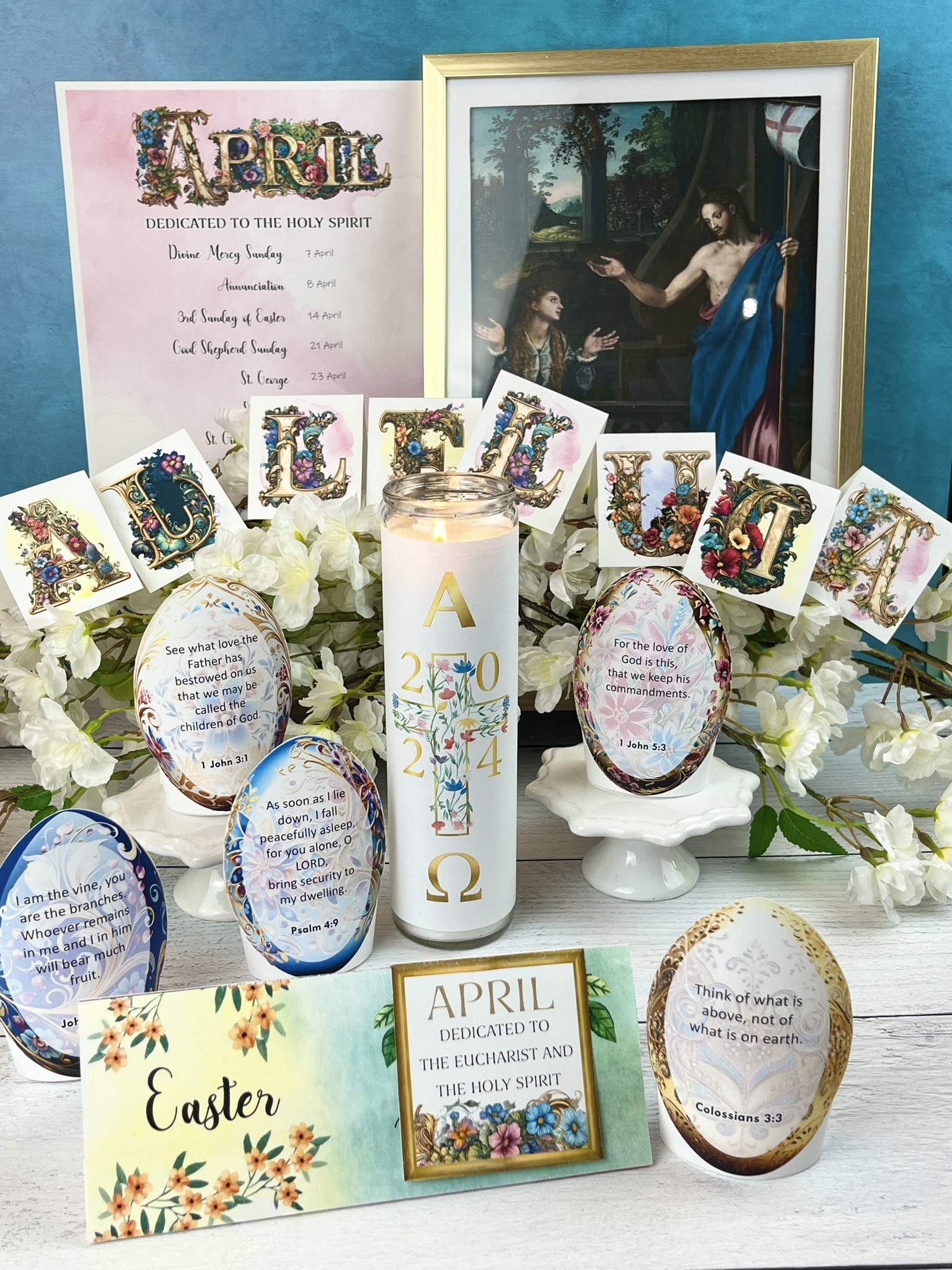 Home Altar Printables Example