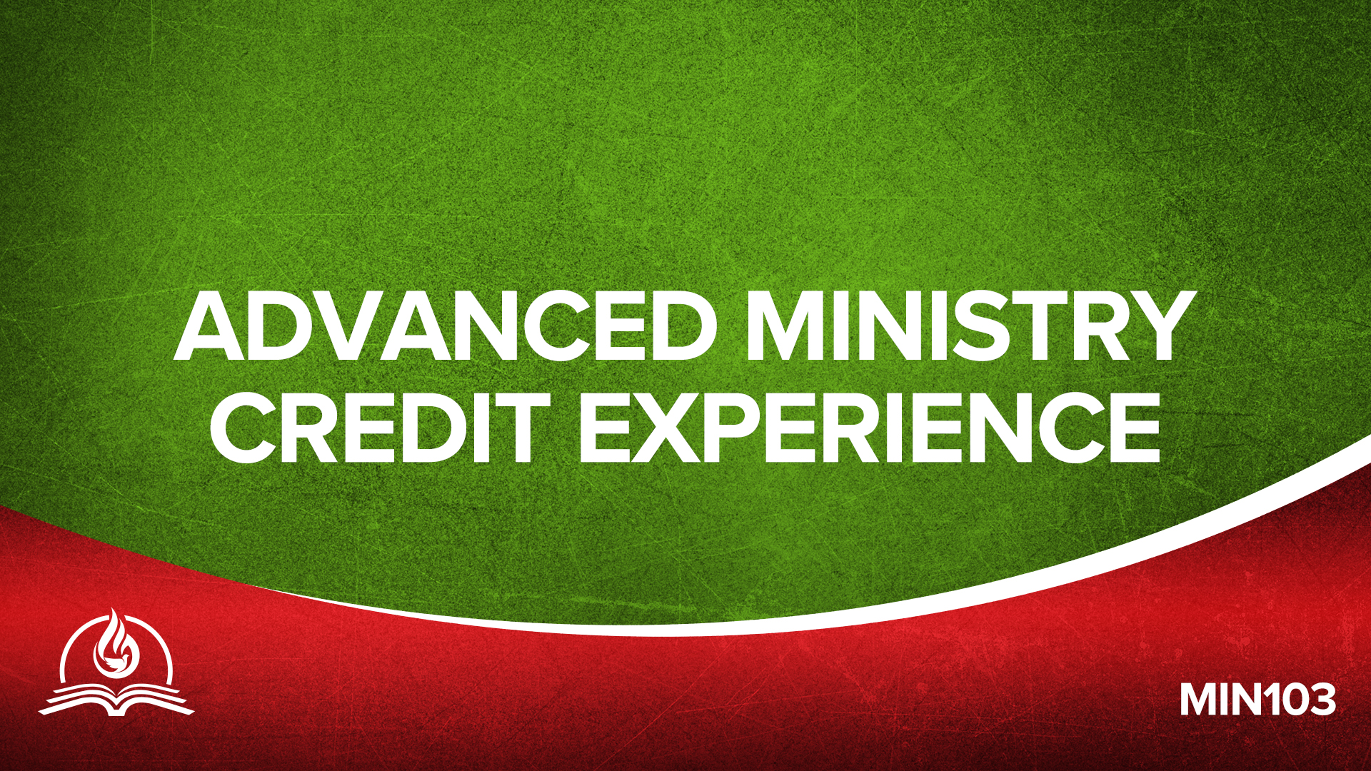 Product image for MIN103 | Advanced Ministry Credit Experience (15)