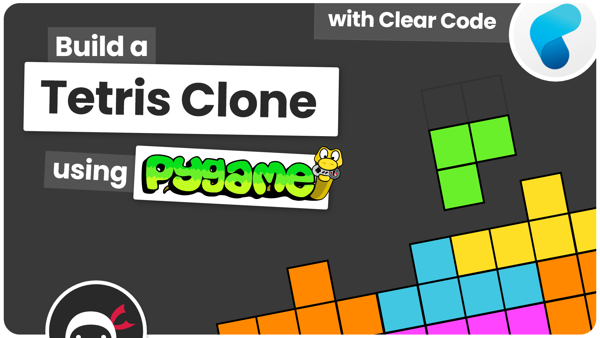 Product image for Build a Tetris Clone using PyGame