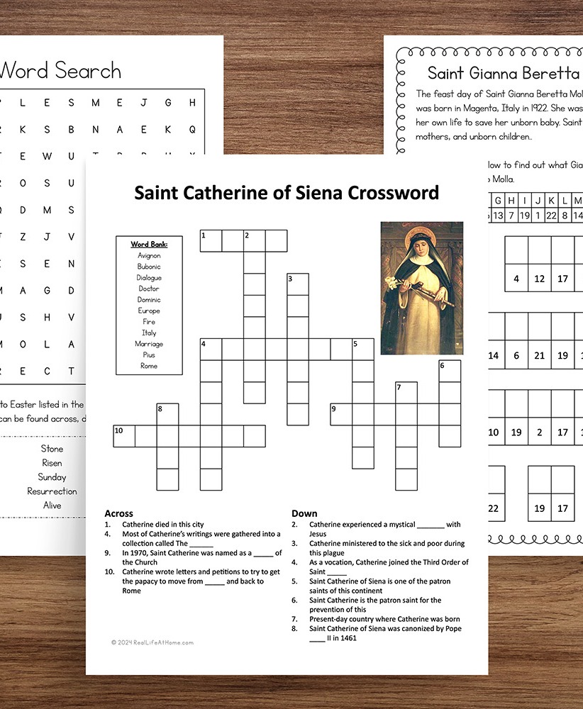 Catholic Icing Monthly Pack Kids Printables