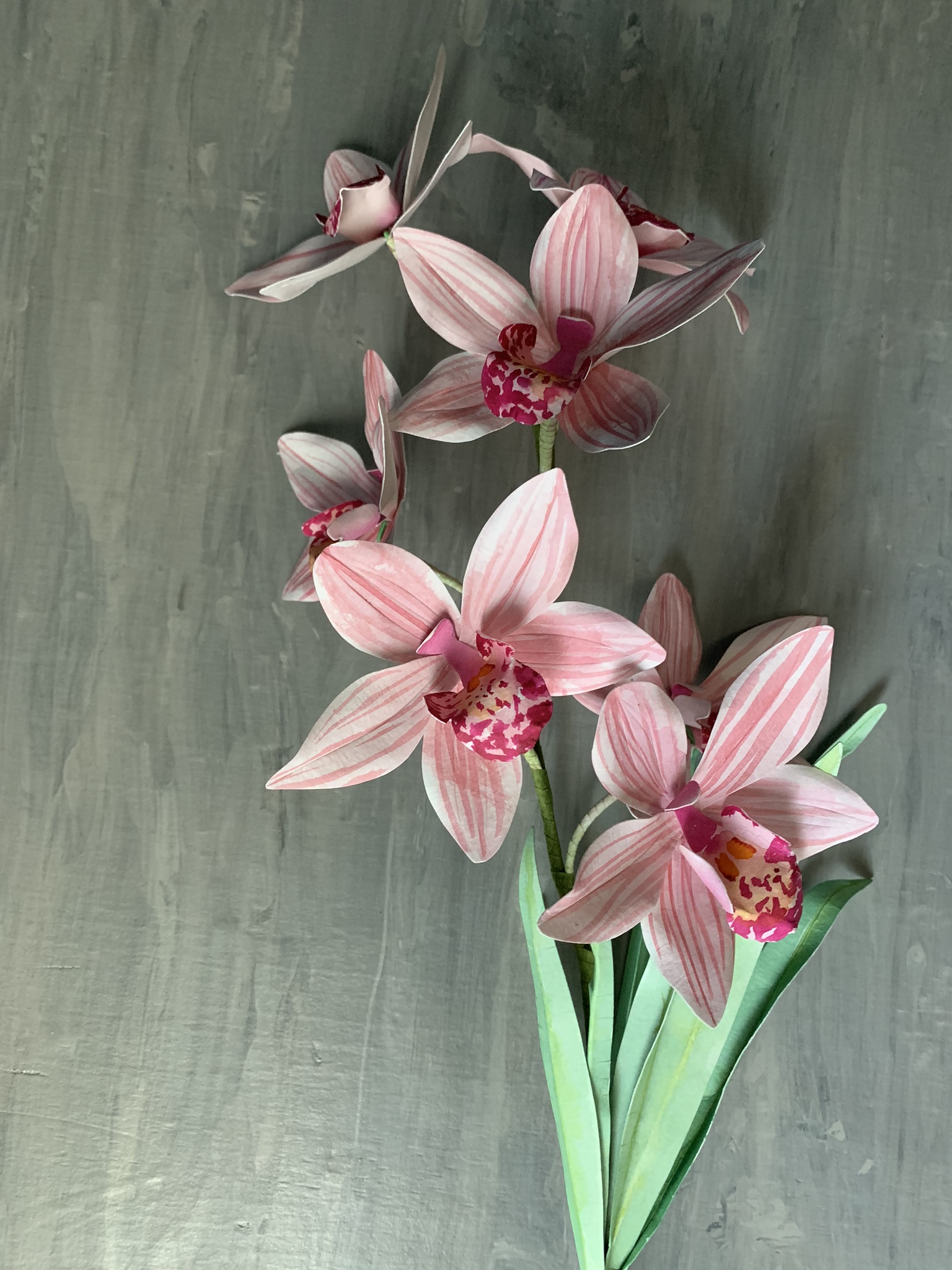 Product image for Cymbiduim Orchid from Watercolor paper