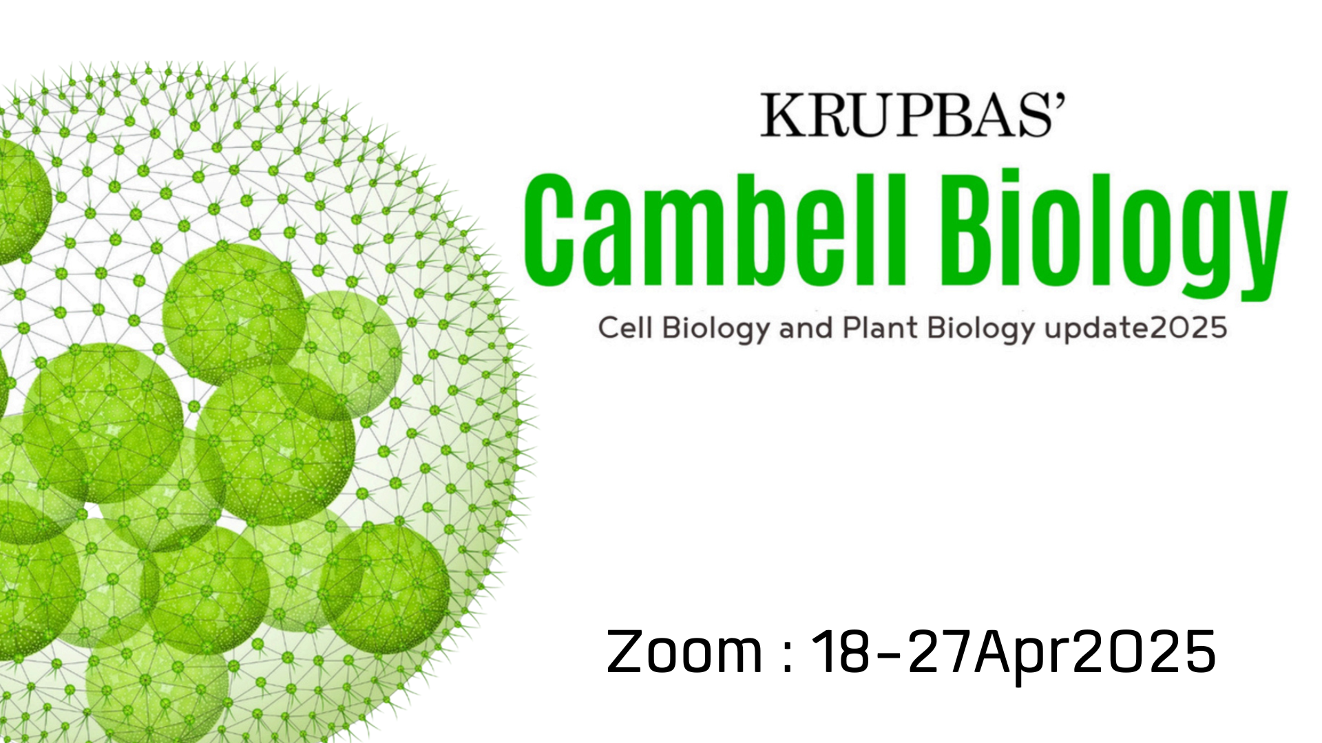 Product image for Campbell Bio 1 (Zoom : 4/2025)