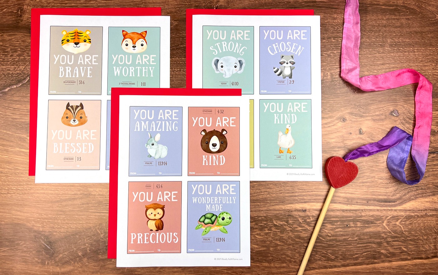 Printable Scripture Valentines